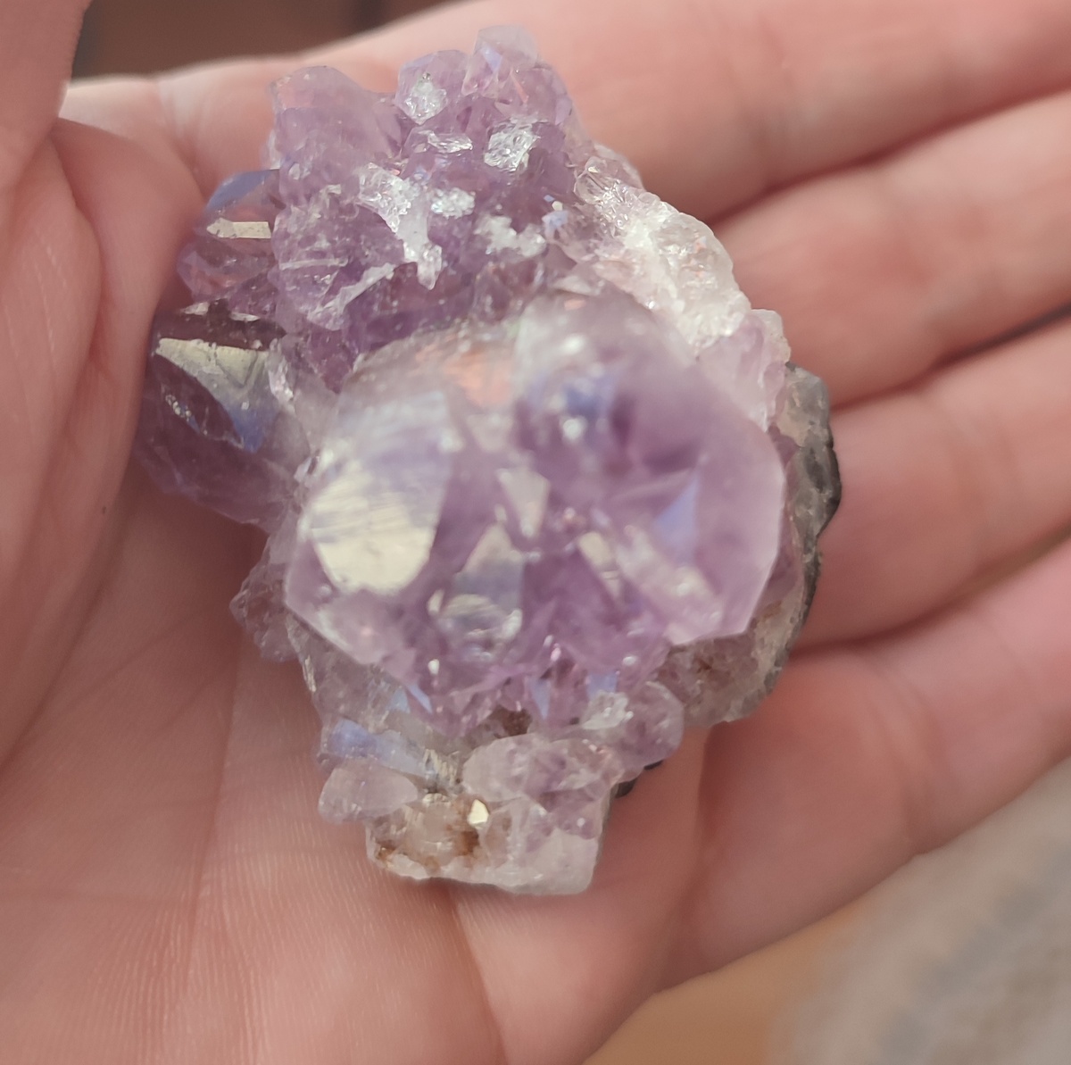 Мой прекрасный аметист. Фото автора. 