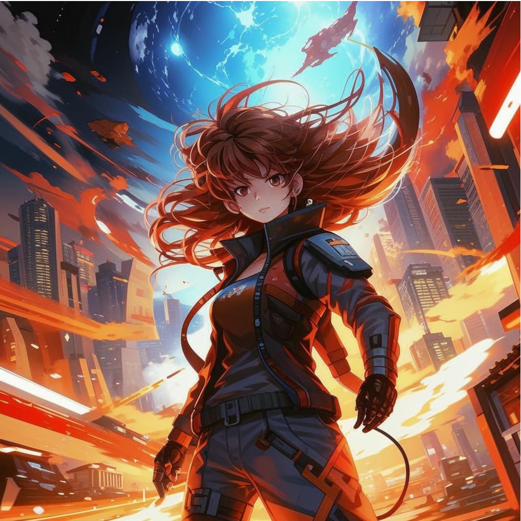 Хроники аниме-революции. Иллюстрация сгенерирована нейросетью