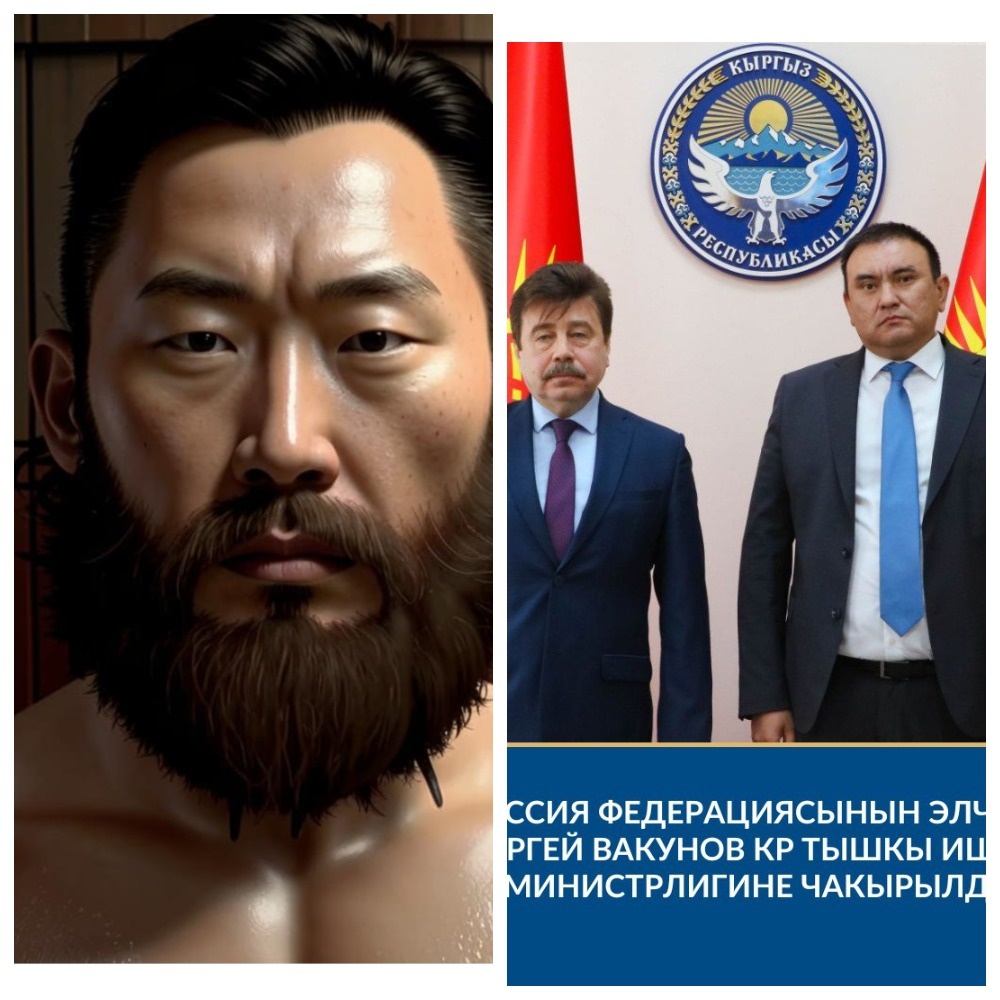 После посещения столичной бани пришлось встретиться и чиновникам. "Коллаж Калашникова говорит", официальный телеграм-канал Министерства иностранных дел Кыргызской Республики