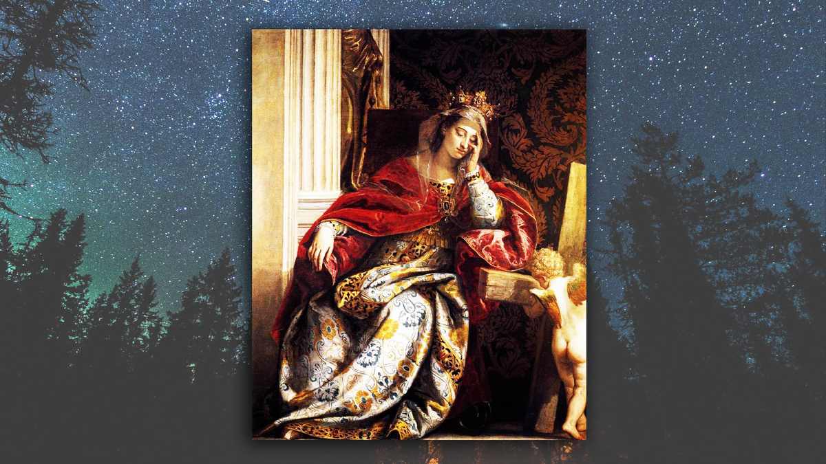 Художник Паоло Веронезе. Видение св.Елены, 1580