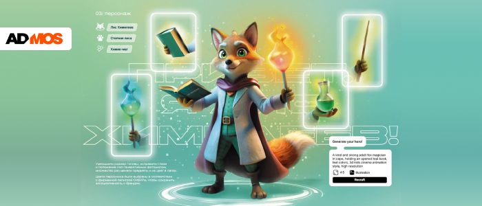 ADMOS — участник первой премии AI в России в области дизайна