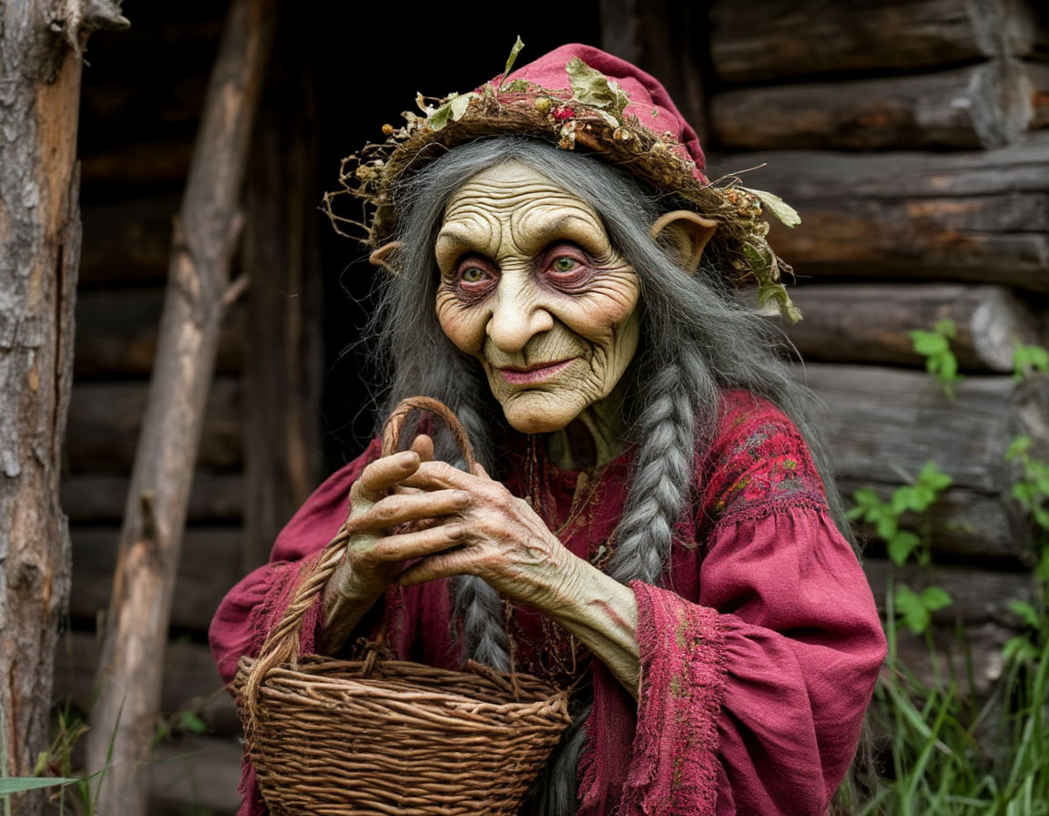 Сгенерированная нейросетью иллюстрация к рассказу "Кикимора".