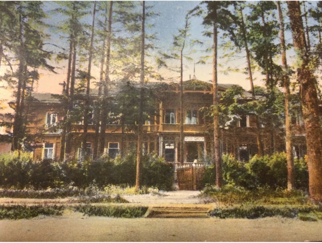 Здание школы Левицкой в Царском Селе. Открытка. 1906–1910. Фото с сайта bigenc.ru