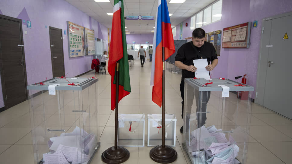 Выборы депутатов Госсовета Татарстана седьмого созыва.📷Фото: Артемий Шуматов / Коммерсантъ