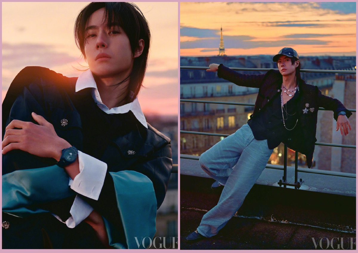 На крыше в Париже  (фотографии из открытых источников, коллаж мой)