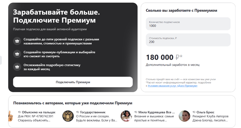 Поможет ли блогерам ДЗЕН- ПРЕМИУМ и как его применить?