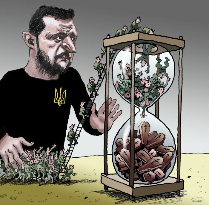 Карикатура «Боевого карандаша»