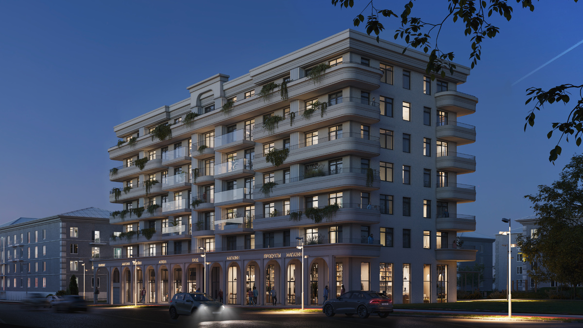 ЖК Мари | Мариуполь | Ночной вид