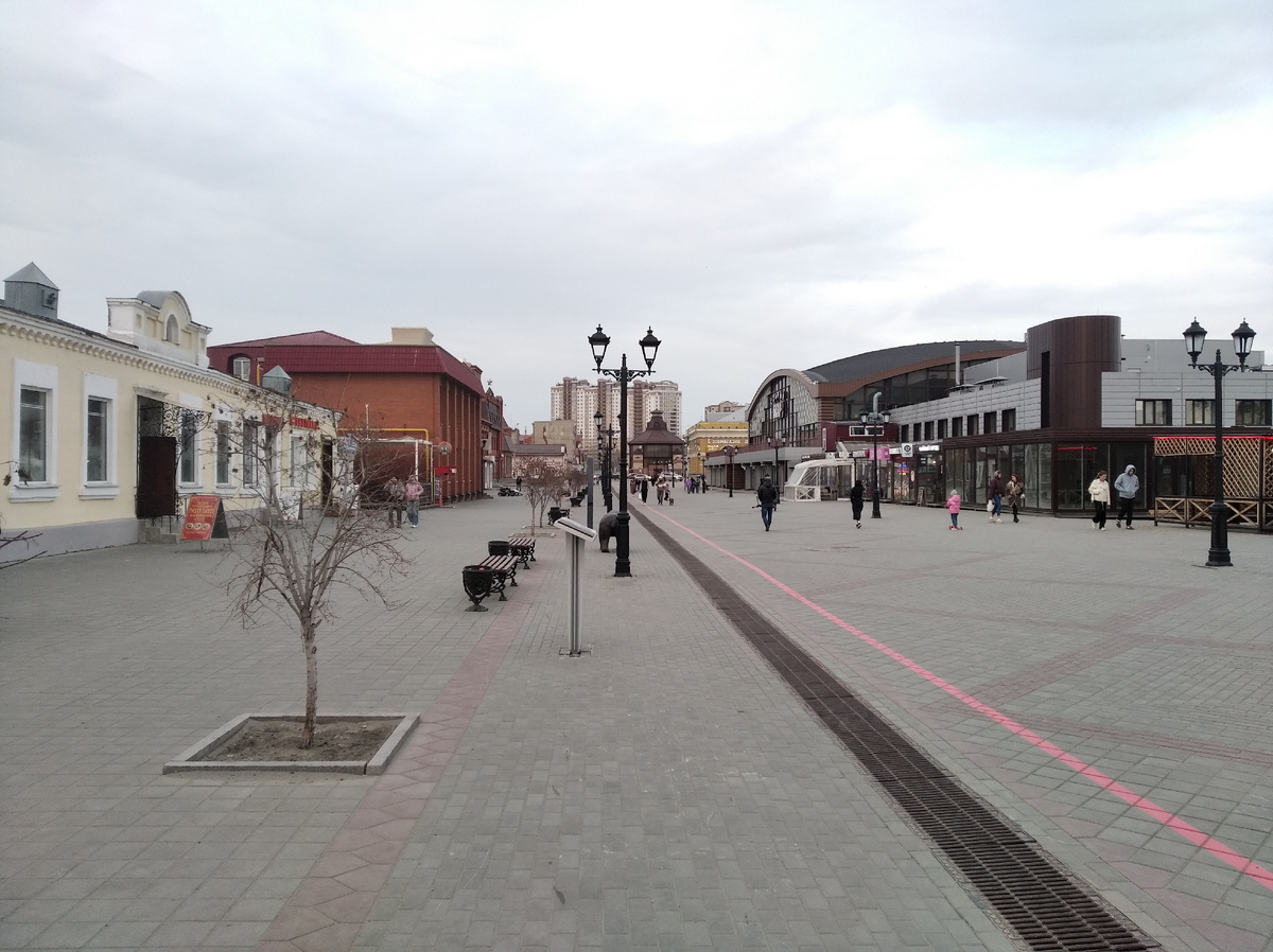 Пешеходная улица Малотобольская