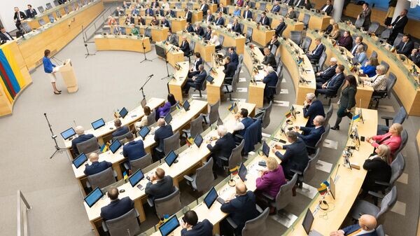    © Photo : Lietuvos Respublikos Seimas / Džoja Gunda Barysaitė