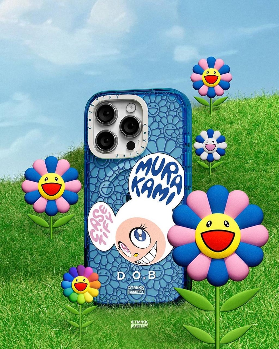 Casetify x Такаси Мураками: чехлы с культовым MR. DOB и цветочным безумием  