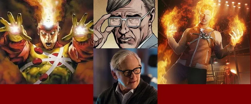 Слева: Ронни. Посередине: Мартин Штайн. Справа: Ронни в сериалах
