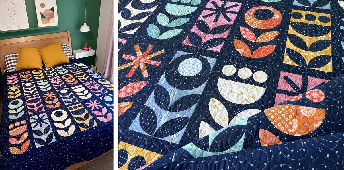 современный квилт  Автор: Тара Гластонбери