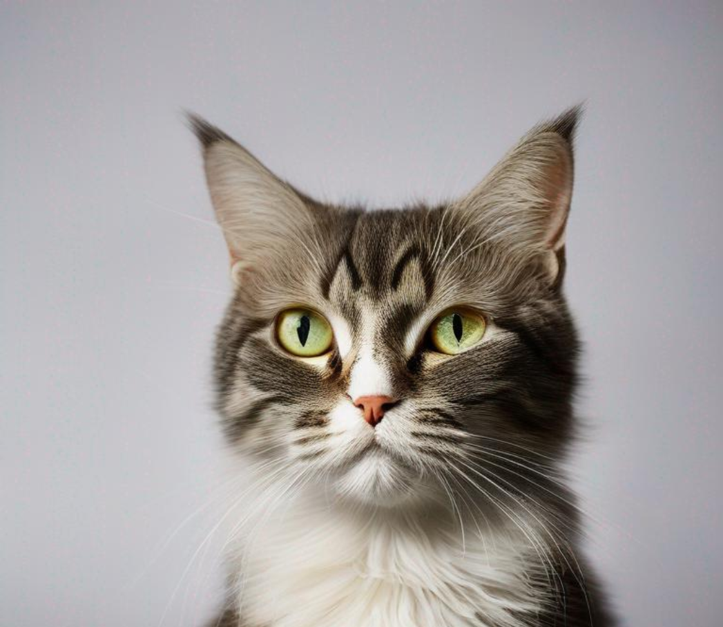 Кот. Иллюстрация сгенерирована нейросетью