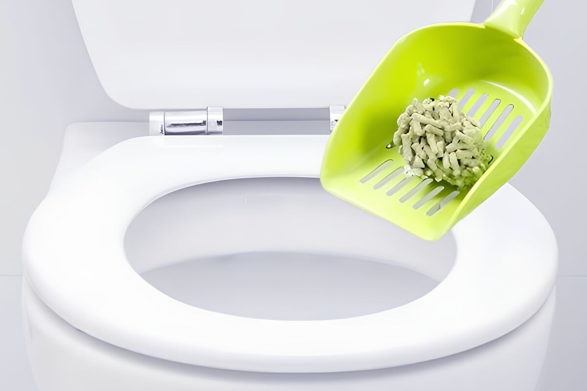 Какой наполнитель для кошачьего туалета можно смывать в унитаз