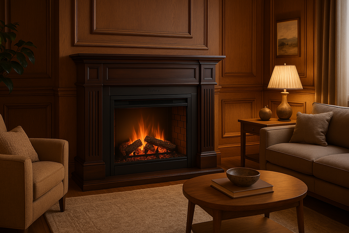    Электрокамины Eugene от Real Flame: создайте уют и стиль в вашем доме с инновационными технологиями и безопасностью Kamin