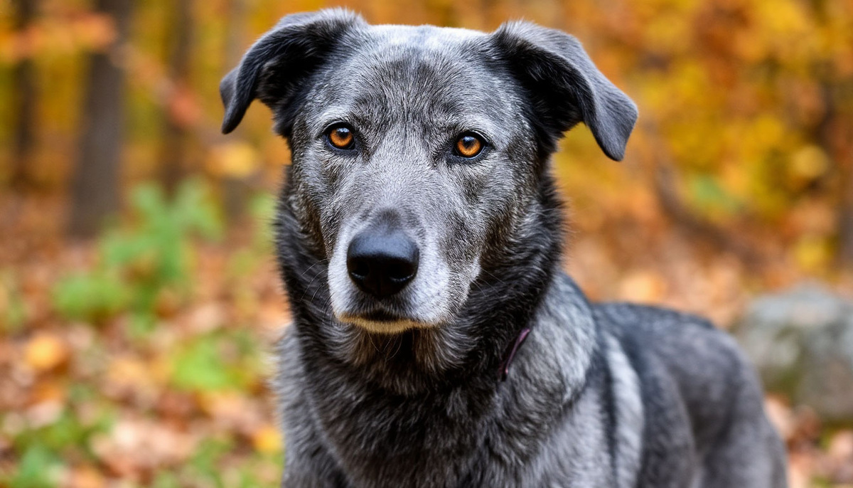 Серая собака