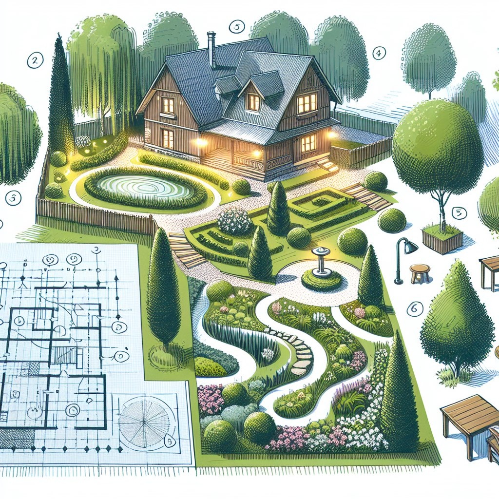 - «ландшафтный дизайн загородного дома фото» 📸
- «как сделать дренаж на участке» 🌧️
- «дизайн узкого участка» 📐
- «освещение в ландшафтном дизайне» 💡