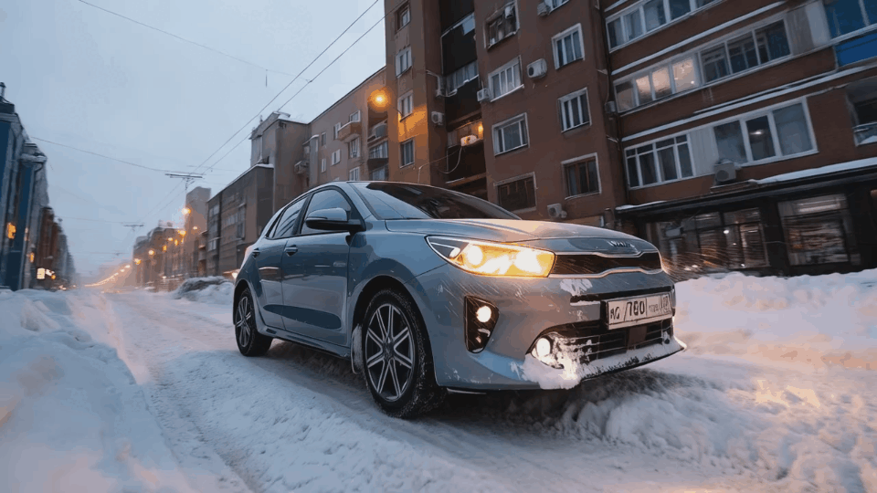 Холодный запуск — момент истины для любого мотора. Даже экономичный Kia Rio X в первые минуты работы демонстрирует аппетит спорткара.