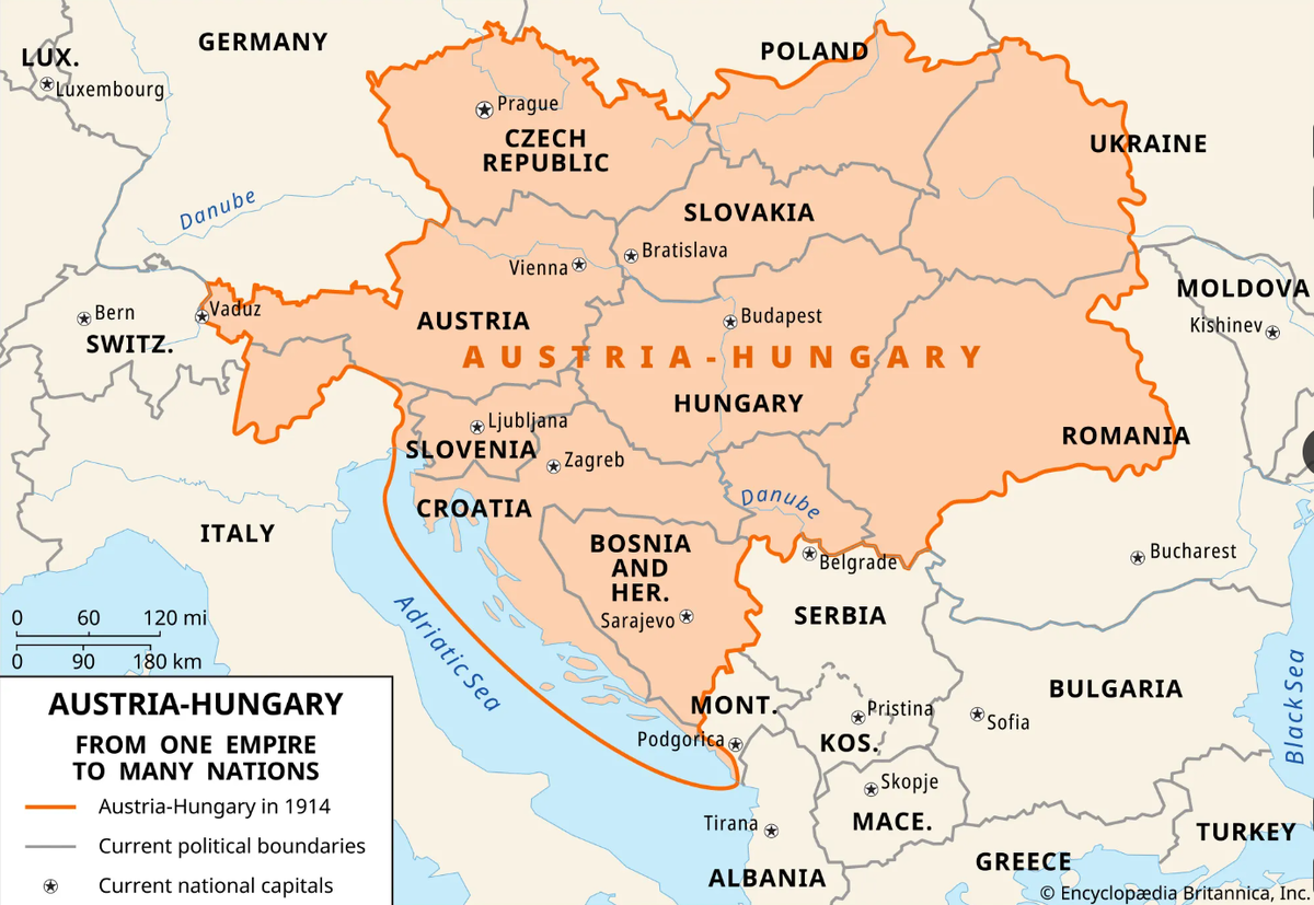 Австро-Венгрия, 1914.