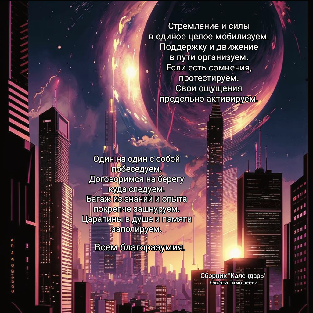 Сборник "Календарь". Оксана Тимофеева (автор)