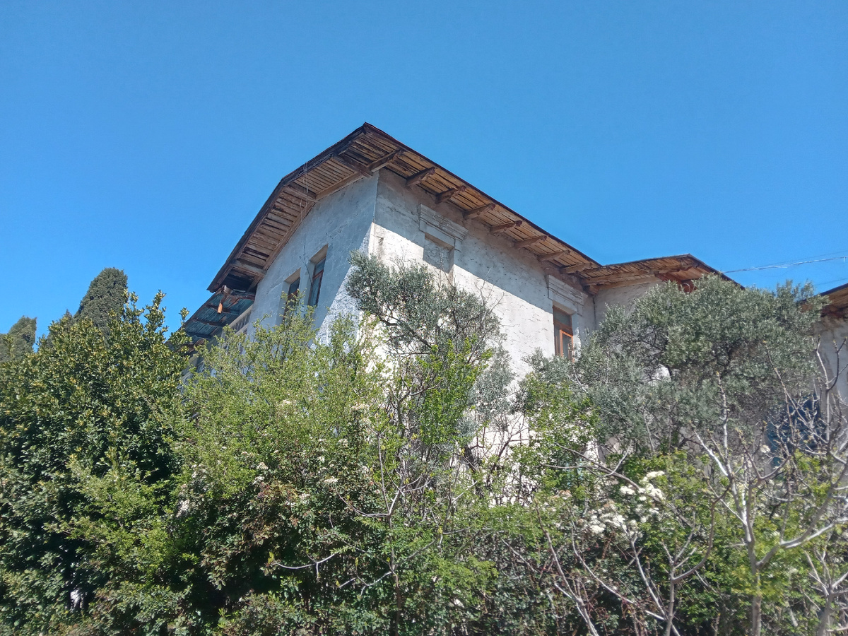 Южный фасад дома Милютина Д.А.