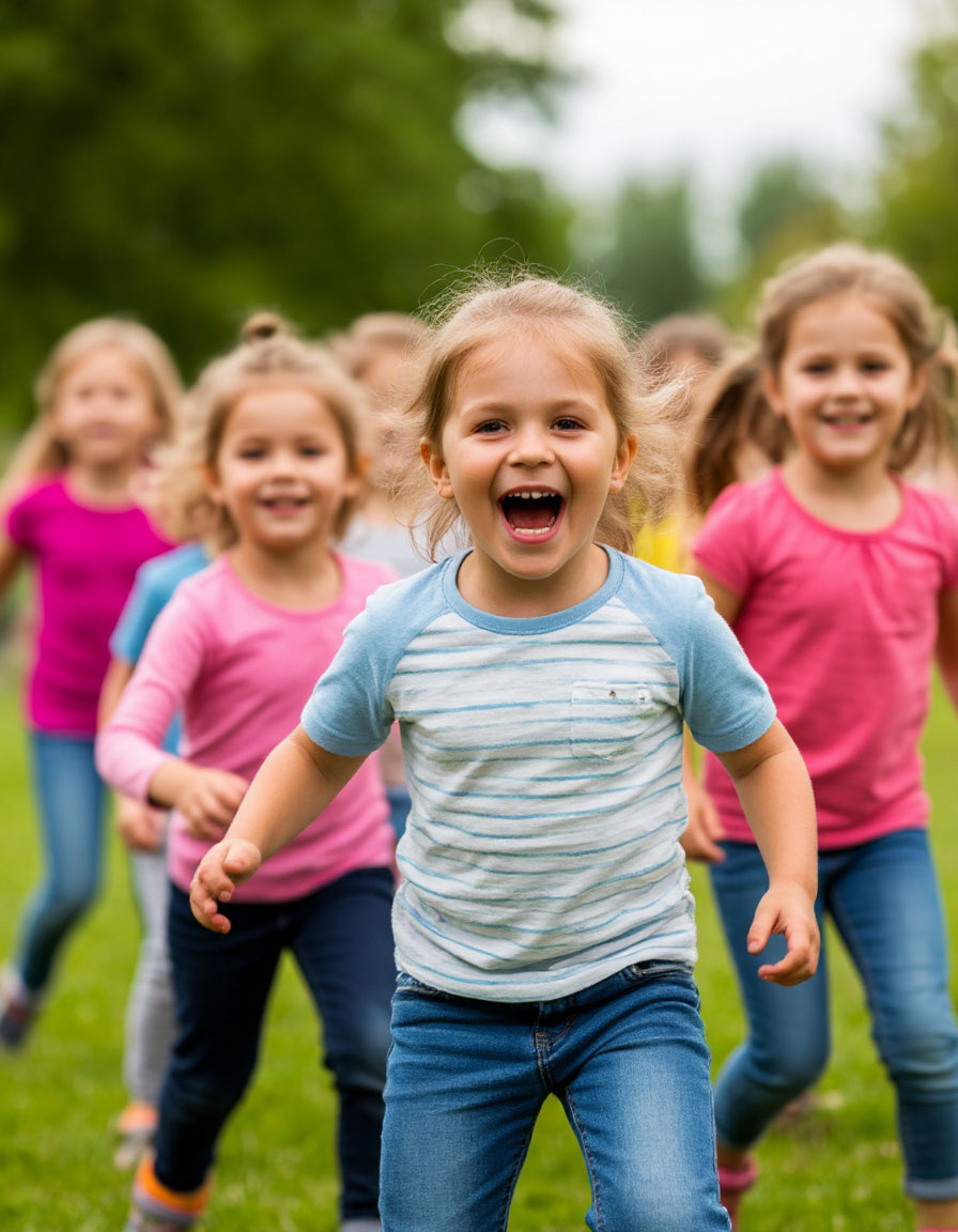 Активные и энергичные дети