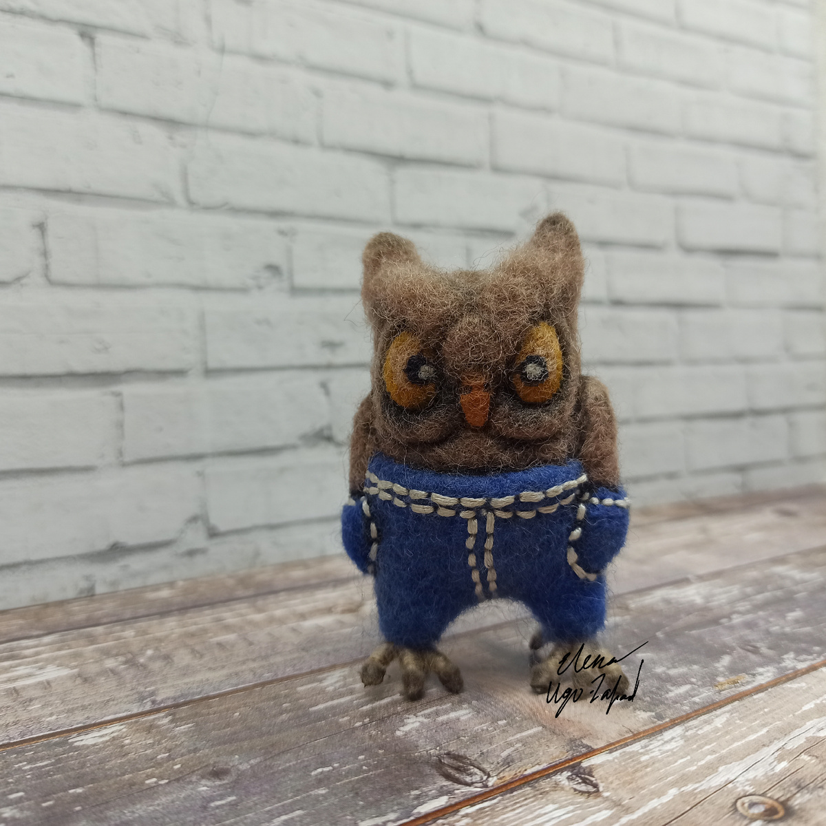 Филин валяный 