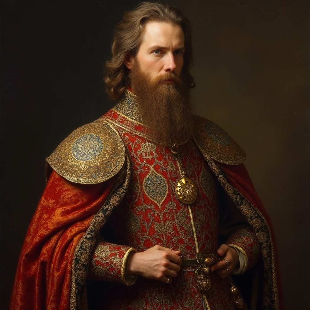 Даниил Романович (1201, по др. данным 1204 — 1264) — князь галицкий в 1205—1206, 1211—1212, 1229—1231, 1233—1235 и 1238[d]—1264 годах, князь волынский в 1215—1229, 1231—1233 и 1235—1238 годах, великий князь киевский (1240), православный король Руси с 1253 года, политический деятель, дипломат и полководец, сын Романа Мстиславича (из старшей ветви Мономаховичей, род Рюриковичей) и Ефросиньи-Анны