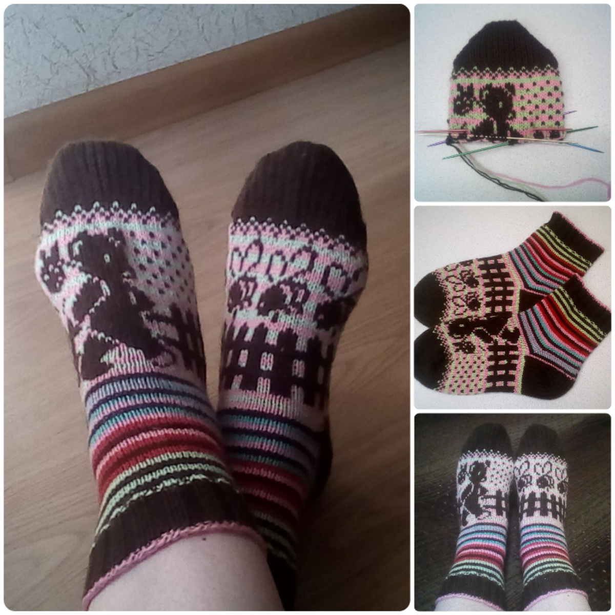 Первые веселые носочки