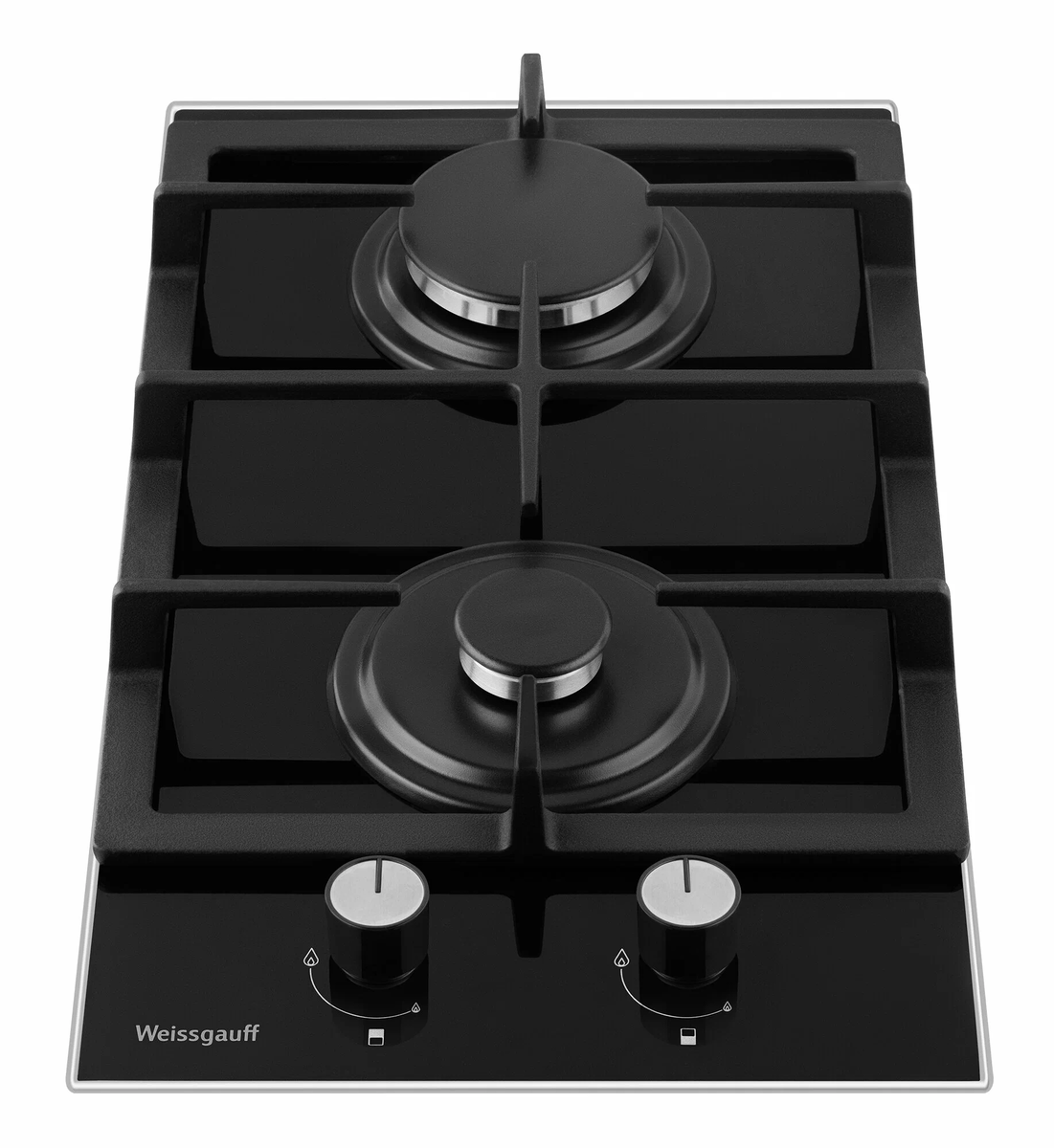 Варочная панель Weissgauff HGG 320 BGV 3 года гарантии, автоматический электроподжиг, Рукоятки Hi-Tech, газ-контроль
