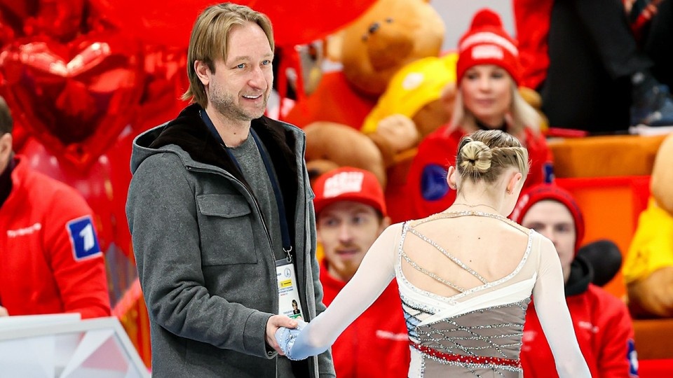    Евгений Плющенко и Софья Муравьева. GLOBAL LOOK PRESS