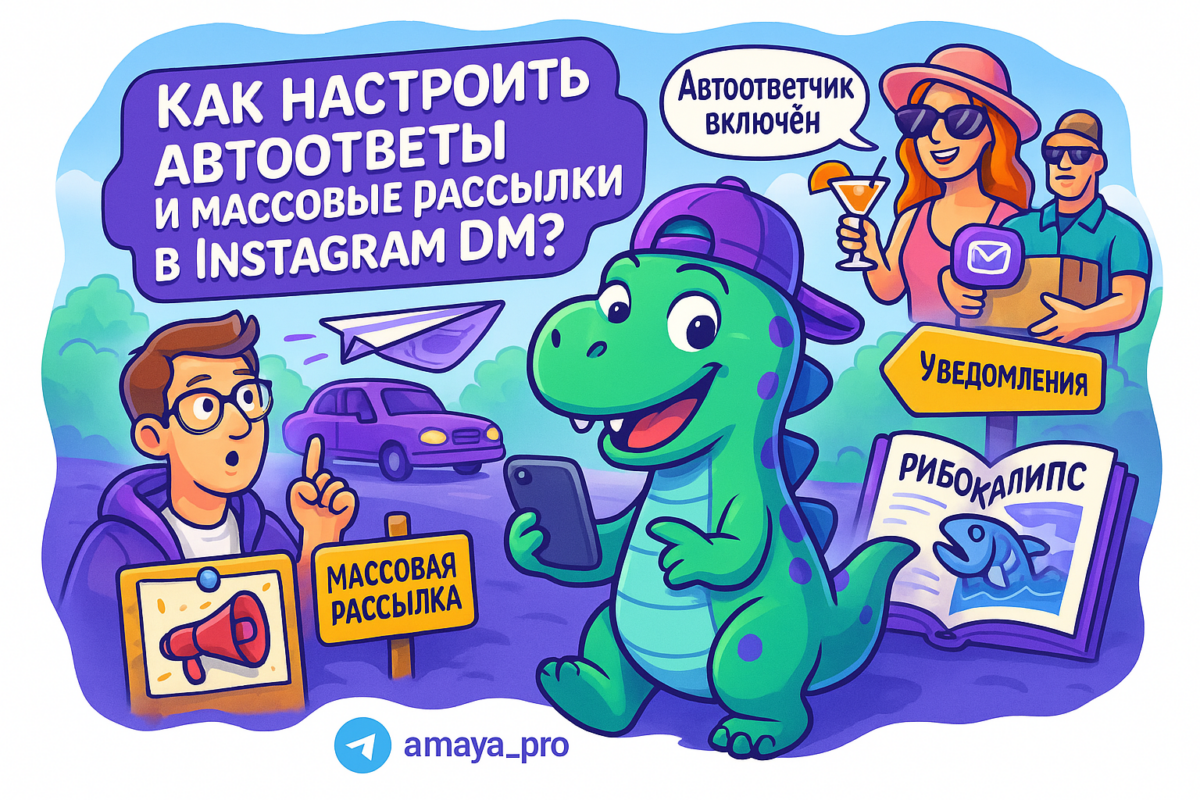    автоматизация Instagram Direct автопостинг и автоответы как увеличить продажи без спама и блокировок пошаговая инструкция с примерами и чат-ботами Артур Хорошев