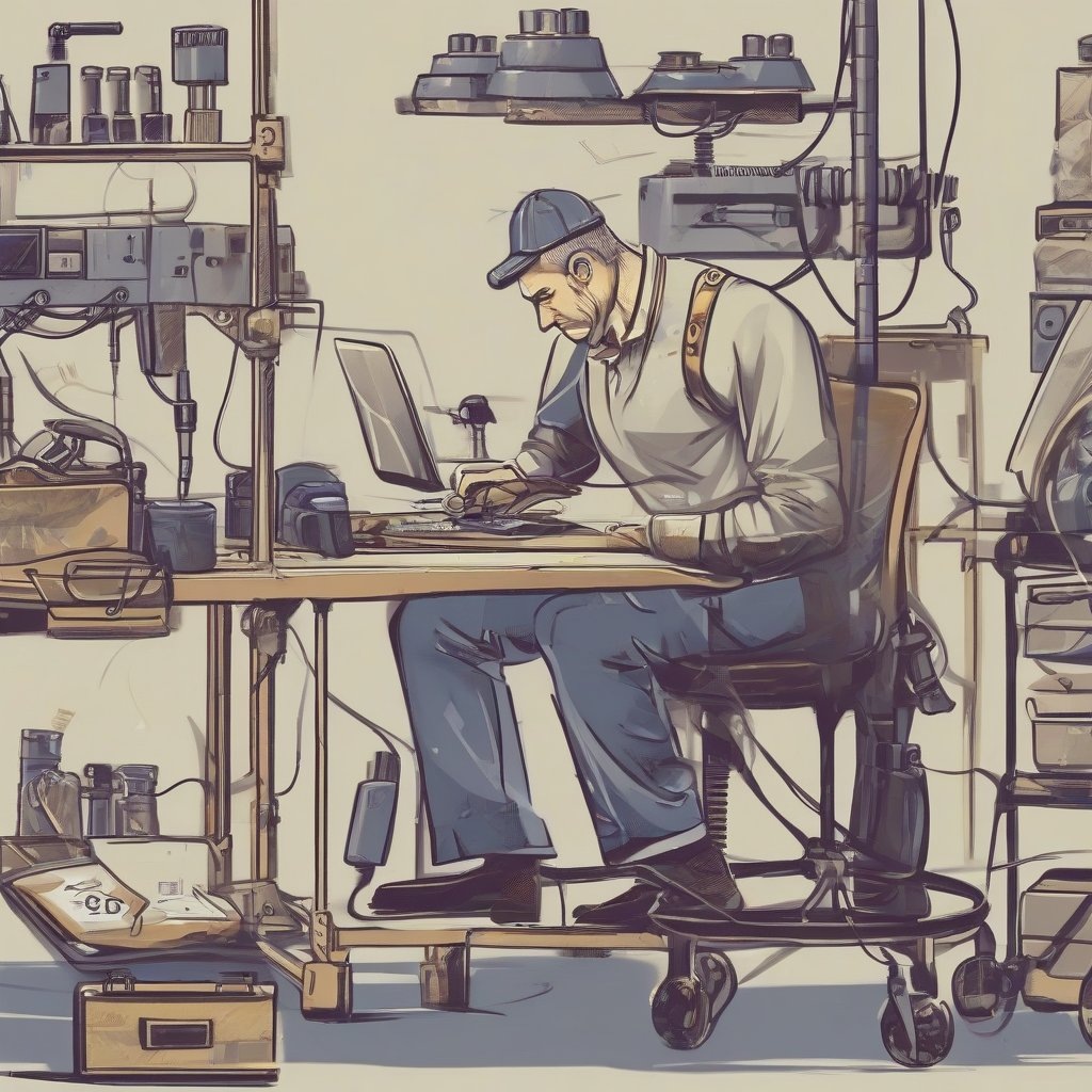 Бизнес в сфере производства - требует значительных усилий (сгенерированное изображение)