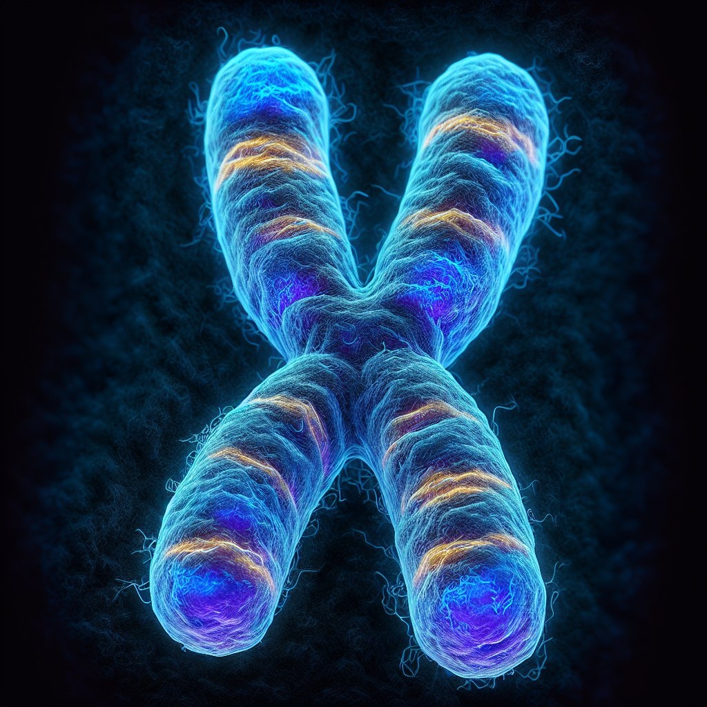 хромосома и теломер на конце