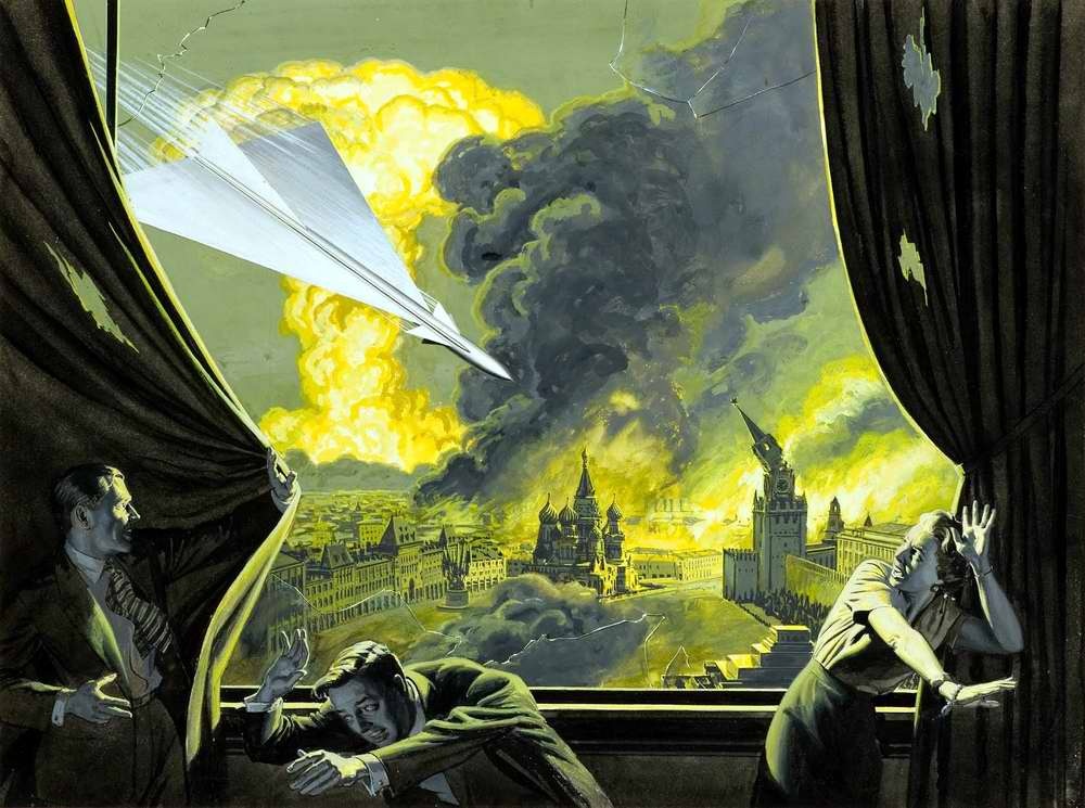 ИЛЛЮСТРАЦИЯ ХУДОЖНИКА  МОРТА  КЮНСТЛЕРА / Mort Kunstler