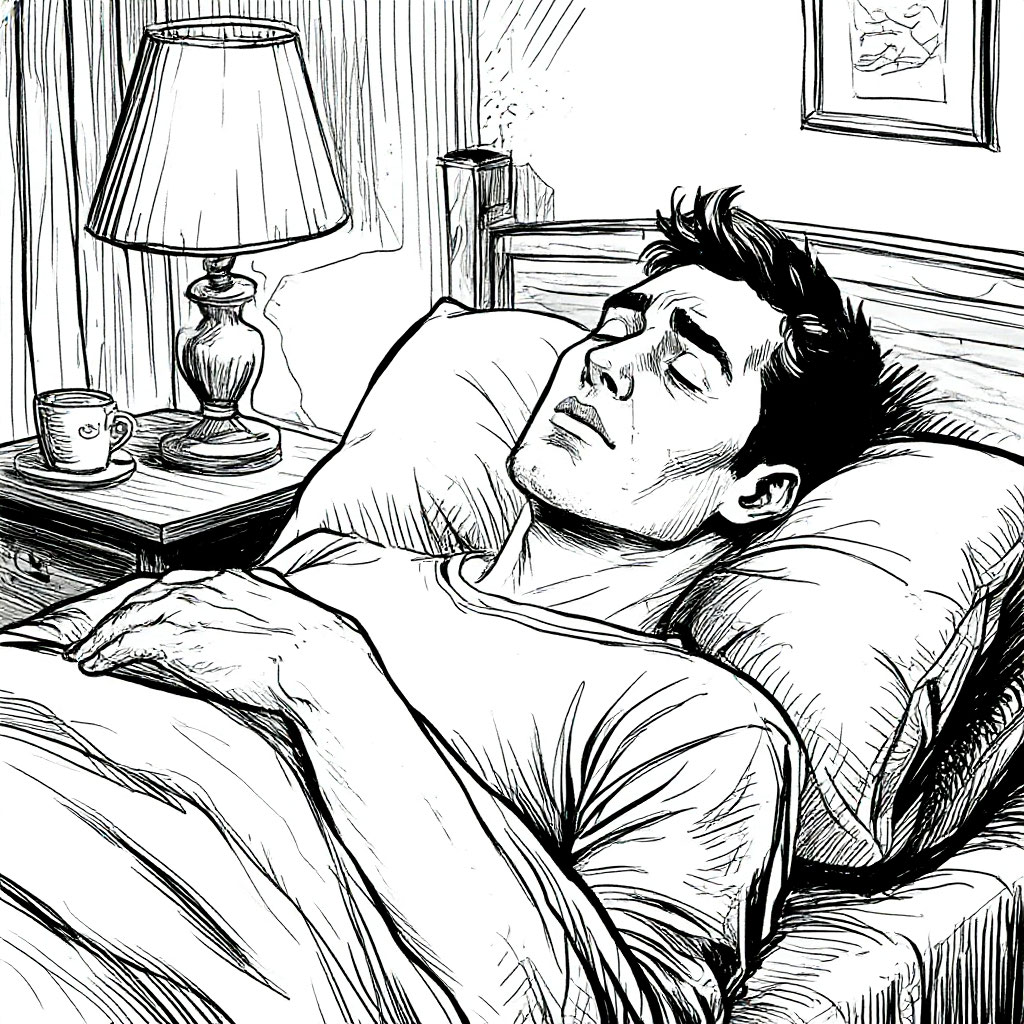 Спящий человек