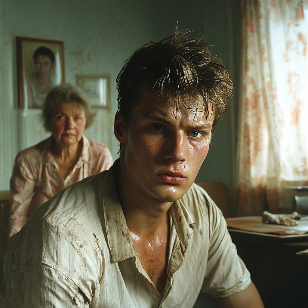 Сергей со своей мамой Галиной Петровной