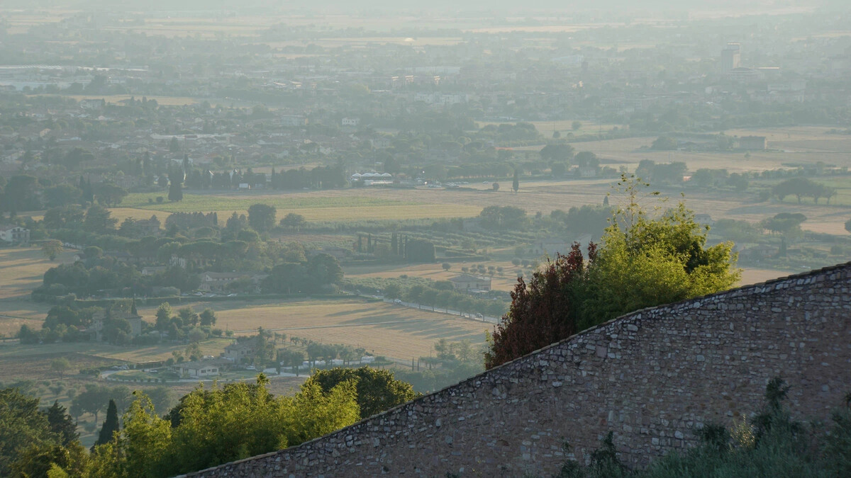 Фото автора: Вид из Ассизи, Умбрия, Италия