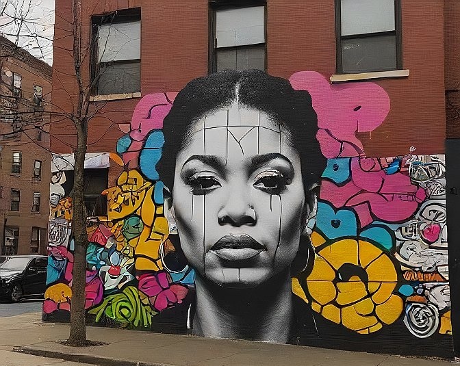 Стрит-арт в Бруклине, март 2024 — iPhone 11