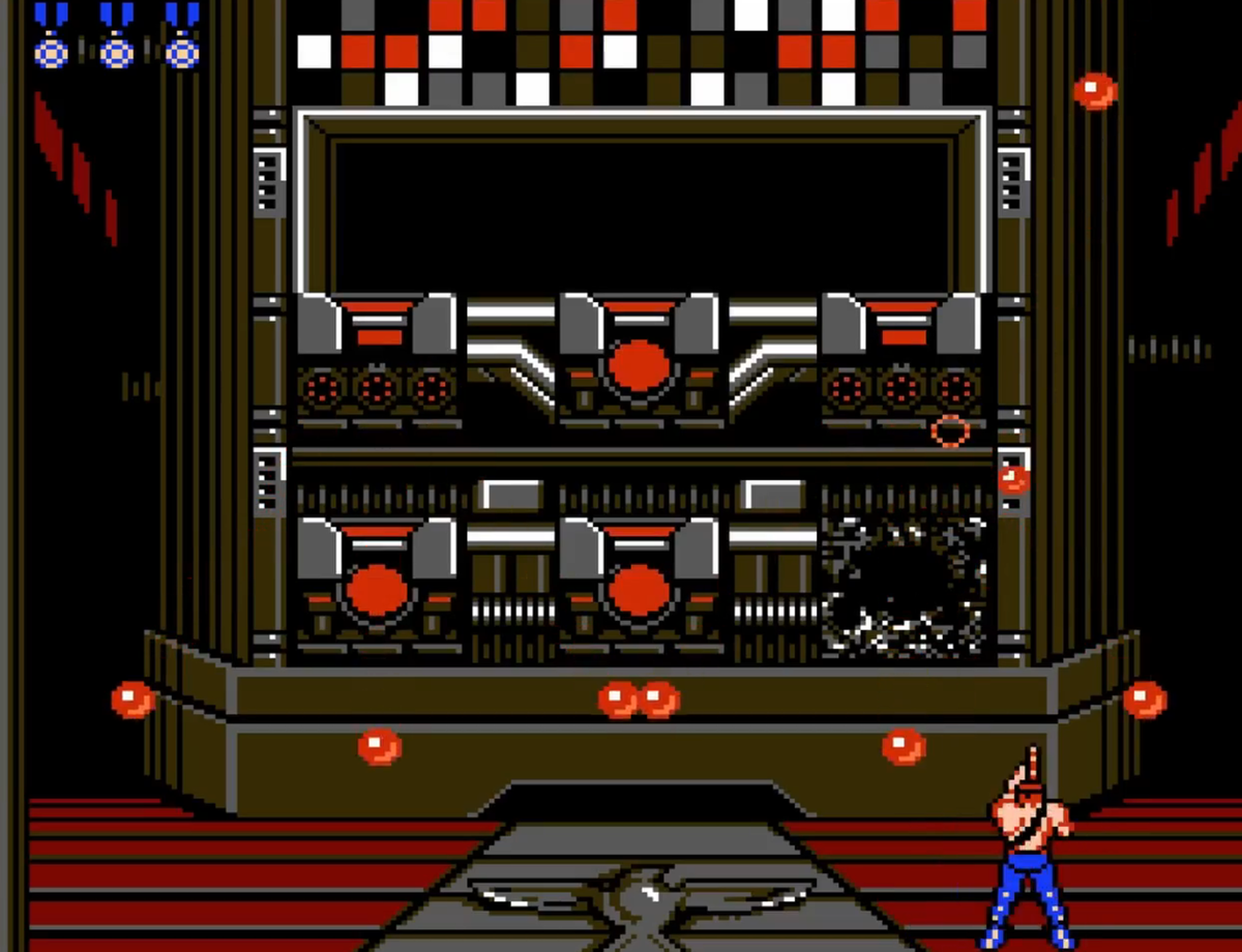 Музыка на боссах потрясающая Contra Dendy