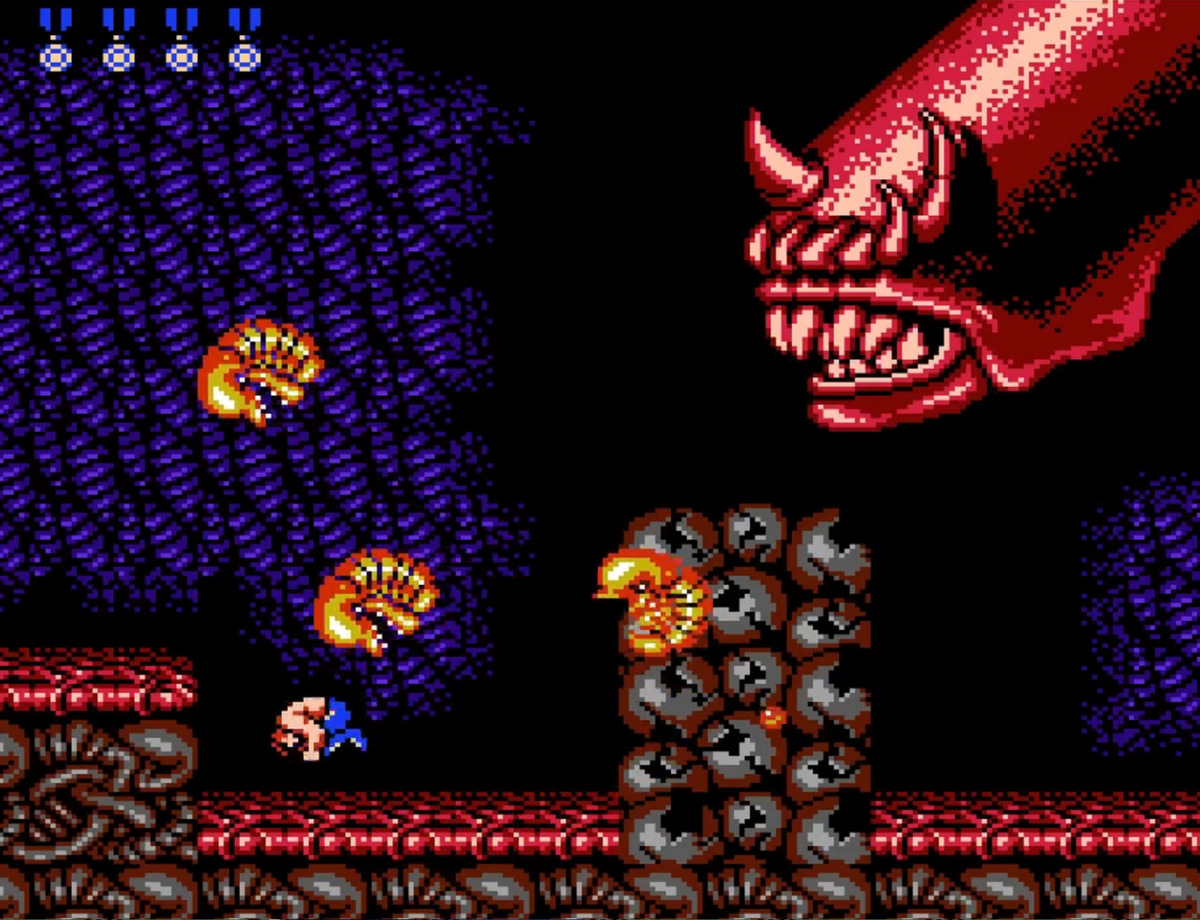 какой пугающий Contra Dendy