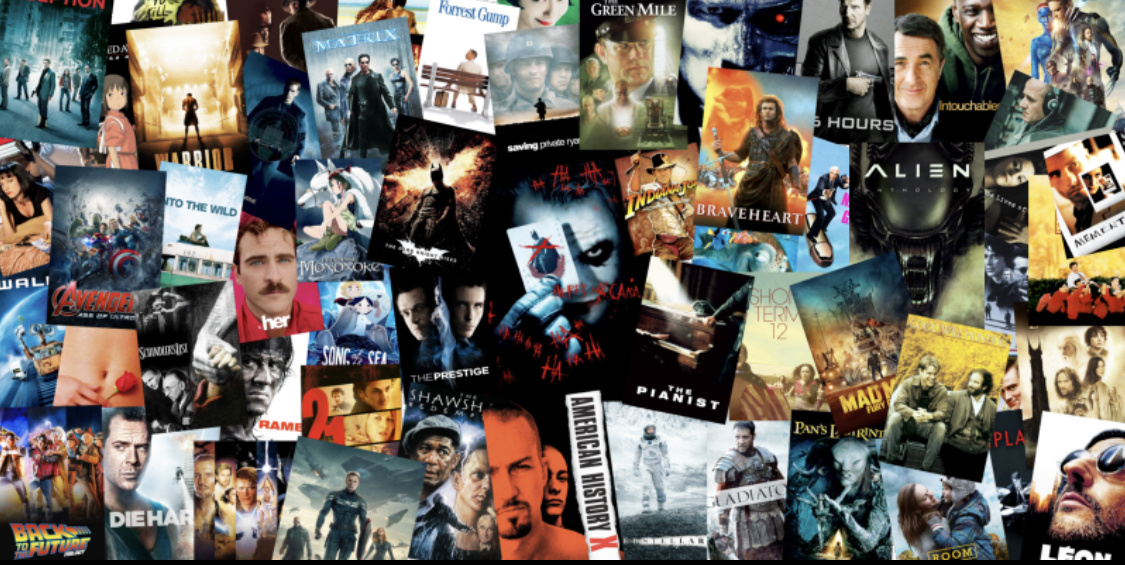 Коллаж из множества фильмов 