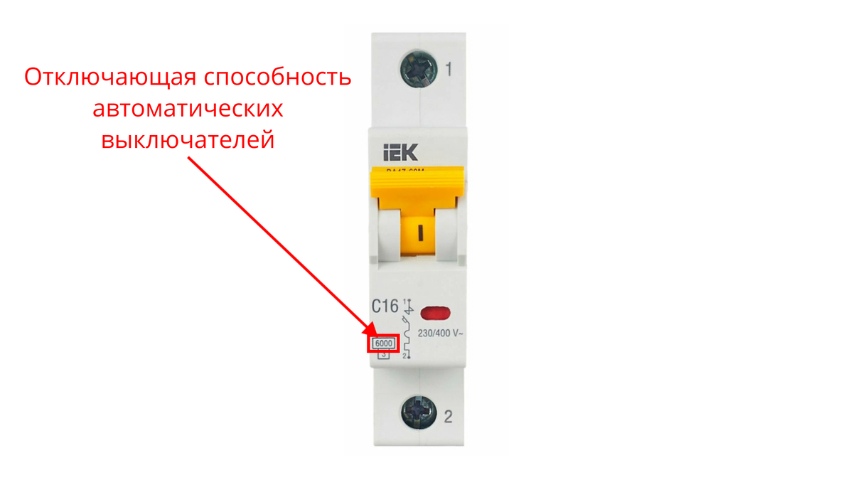Отключающая способность автоматических выключателей