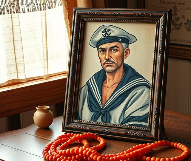 Сказка про коралловые бусы и портрет деда-морехода