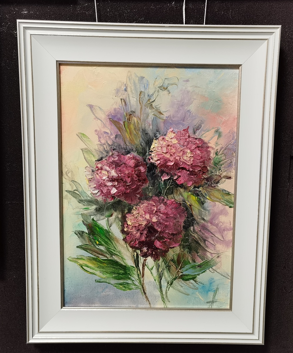 Оформление картины художницы Игуменовой Алены в раму от багетной мастерской Галерея РА