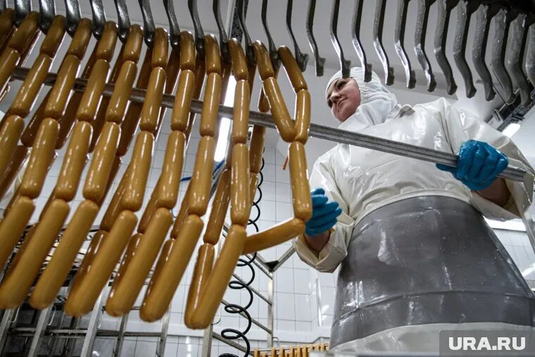 Завод по производству колбас входит к агрохолдинг «Юбилейный». Фото: Владимир Жабриков © URA.RU