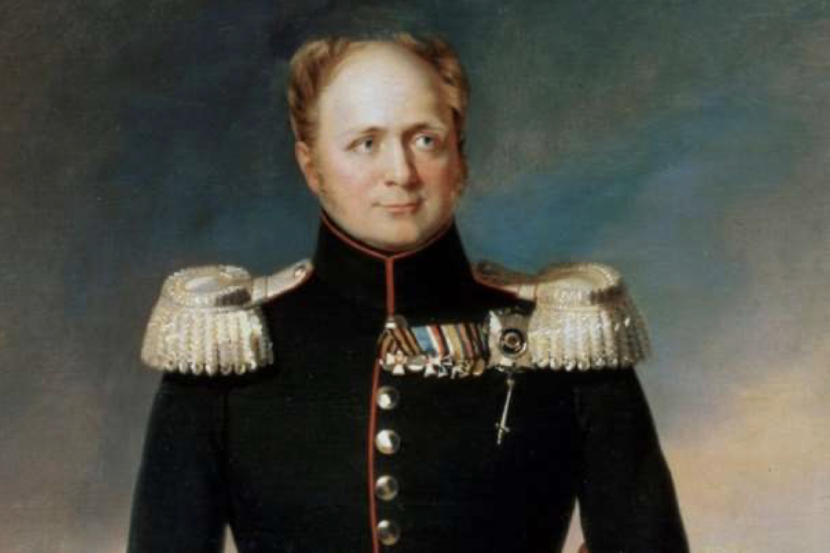 Славное время, выдающиеся победы русского оружия. Упорное противостояние двух Императоров — Александра I и Наполеона.
Портрет Александра І работы Дж. Доу