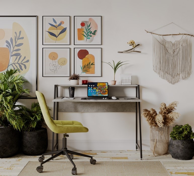 Компьютерное кресло Честер горчичный