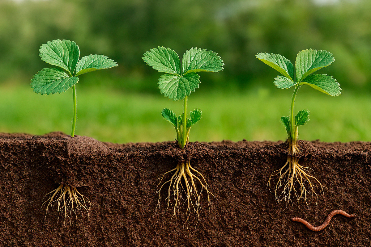 правильная посадка клубники